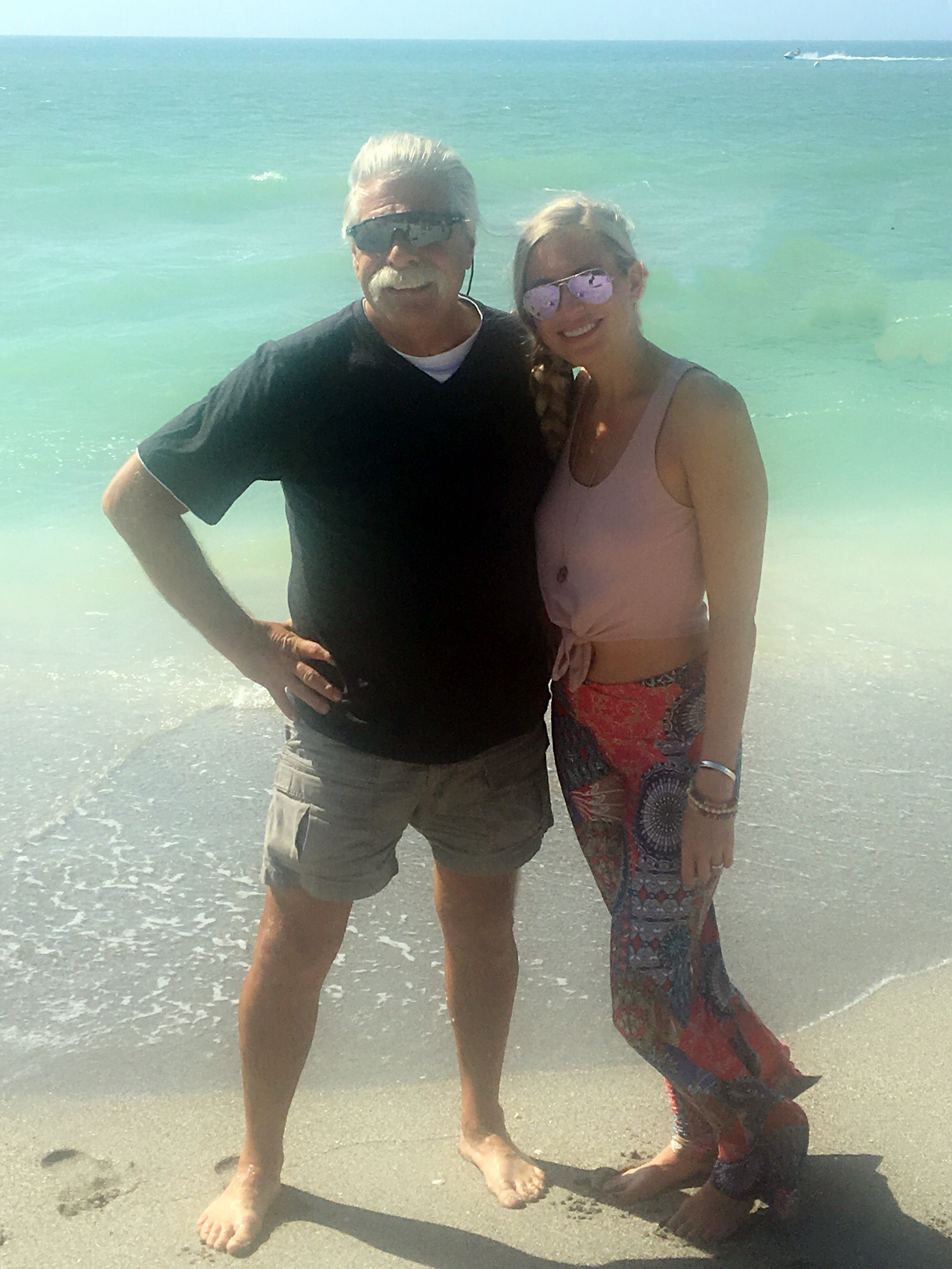Dad & I in Captiva Island