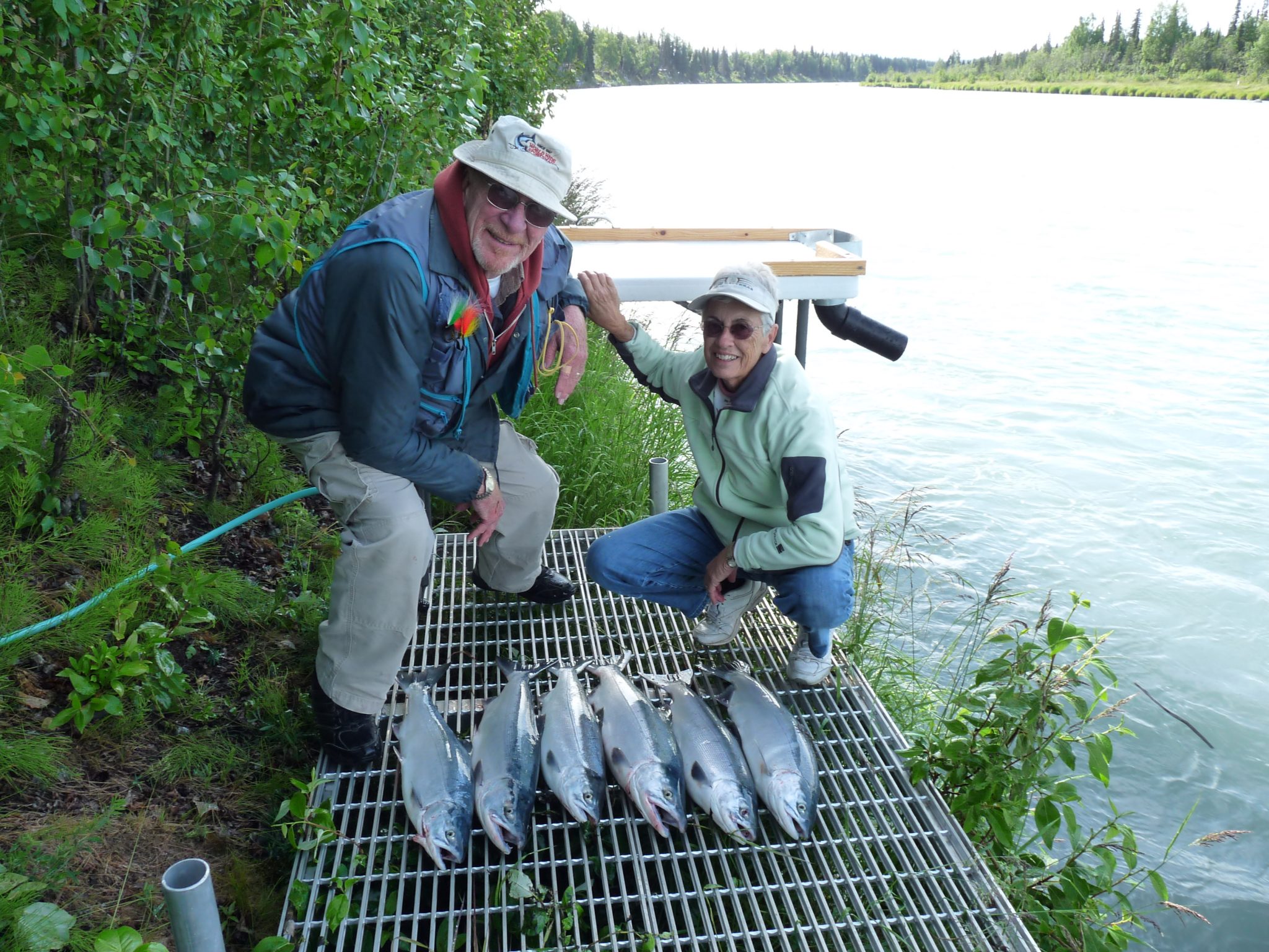 Dad,  You will be with us forever.  Every time I cast a line off the Alaska river walkways, I will think of you.