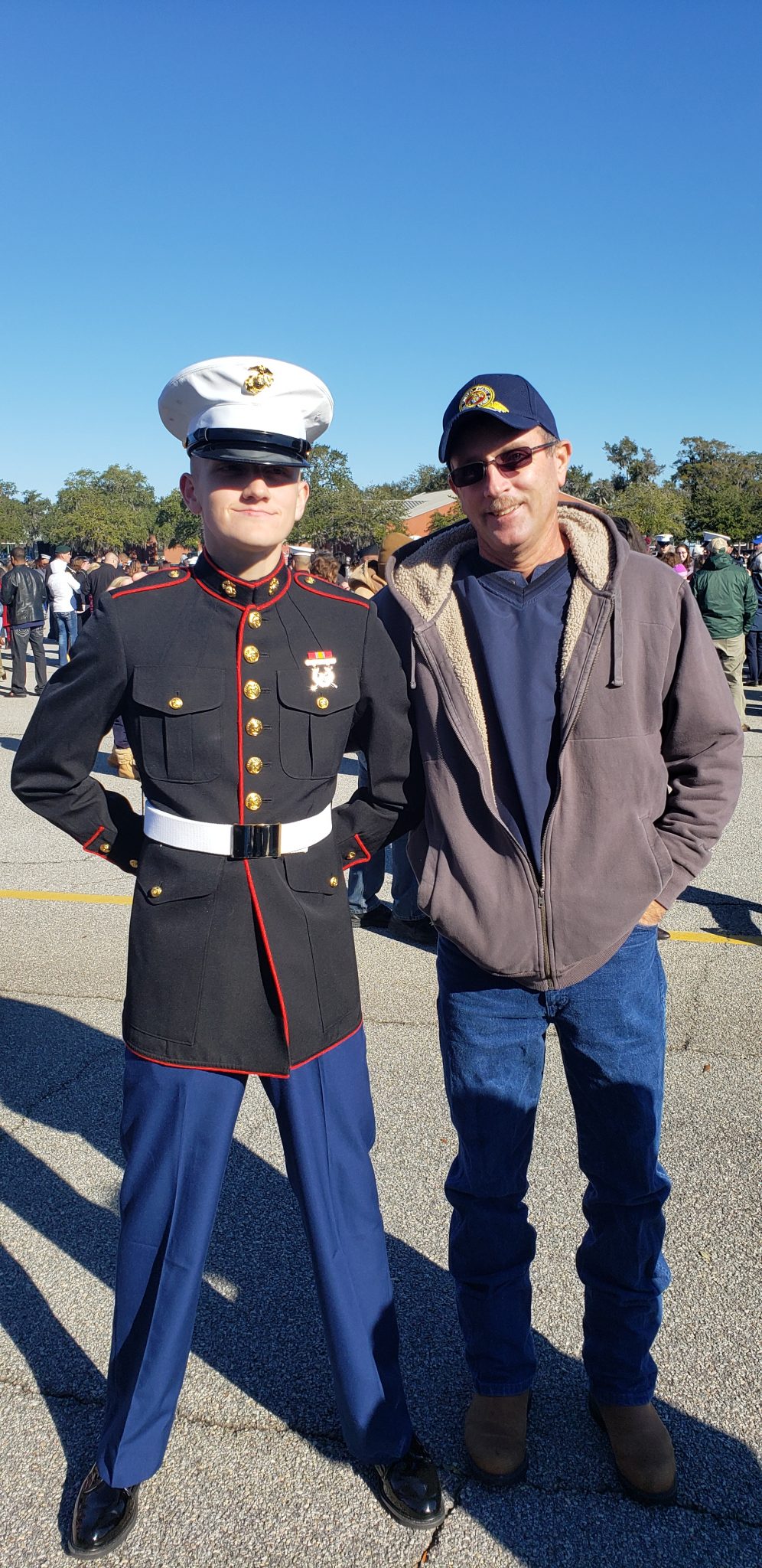 Our son graduated from Paris Island he had just become USMarine on Jan 25. 2019 His father and I were so proud of that kid ❤️