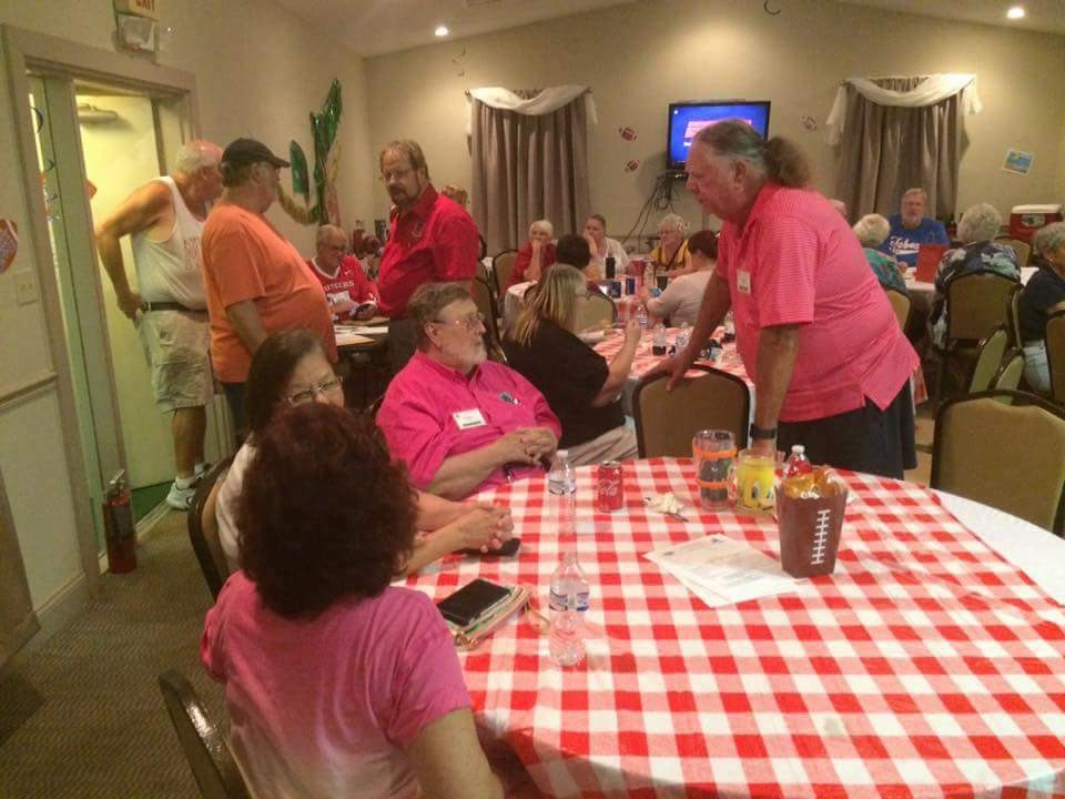 Ray enjoying Senate meeting