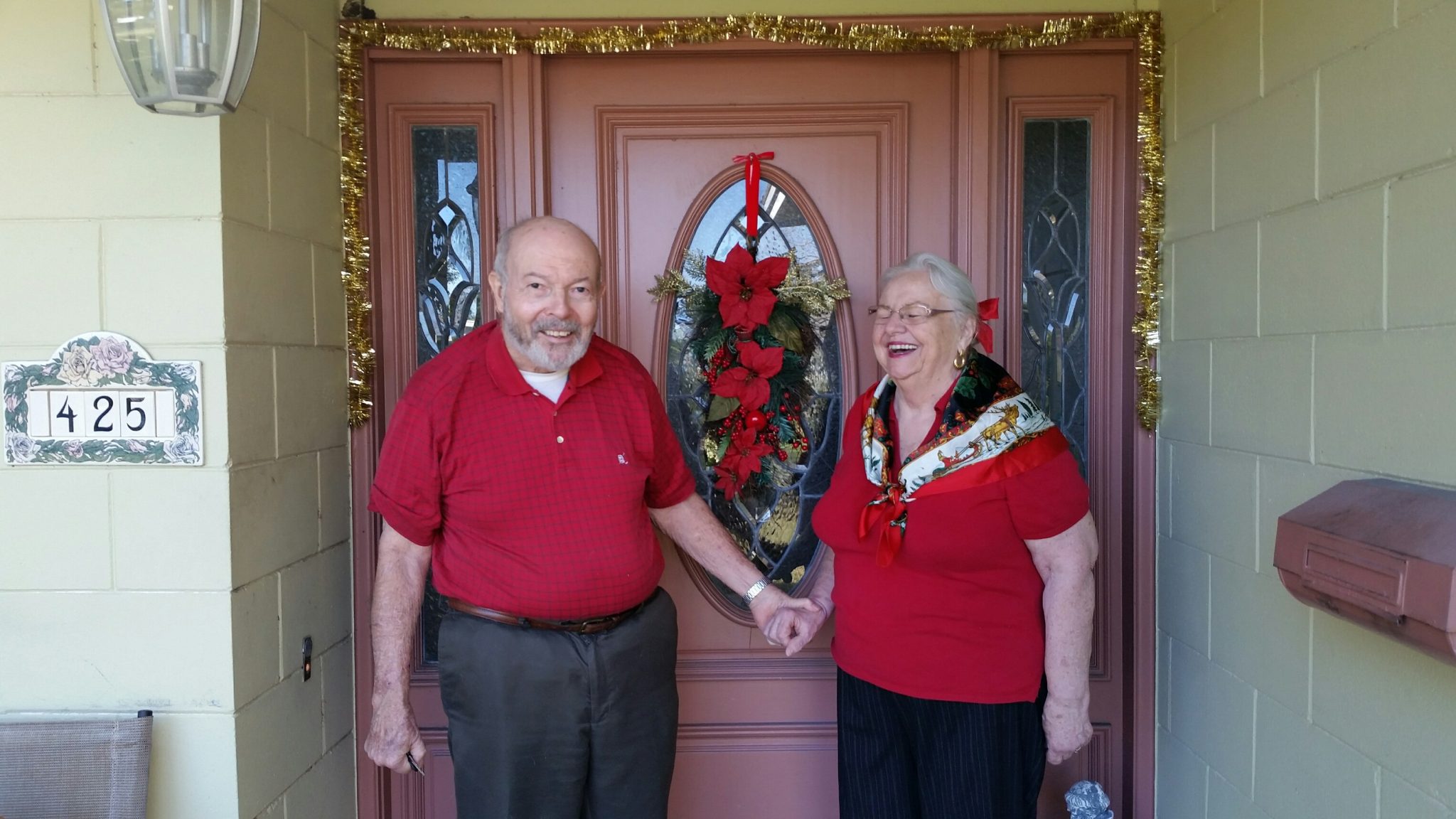 Christmas, mom and dad