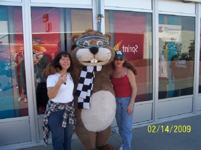 Vicky and I at a race.