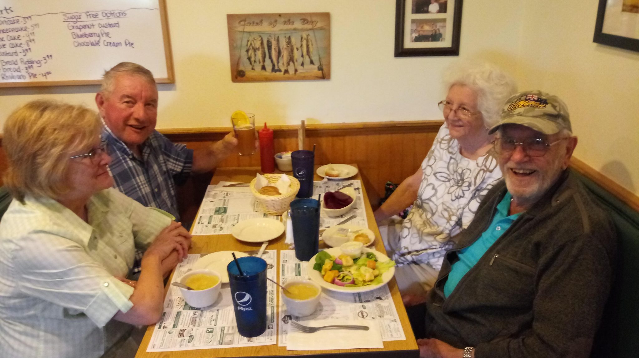 Our visit to Maine it was fabulous and Theresa was happy to see her family.