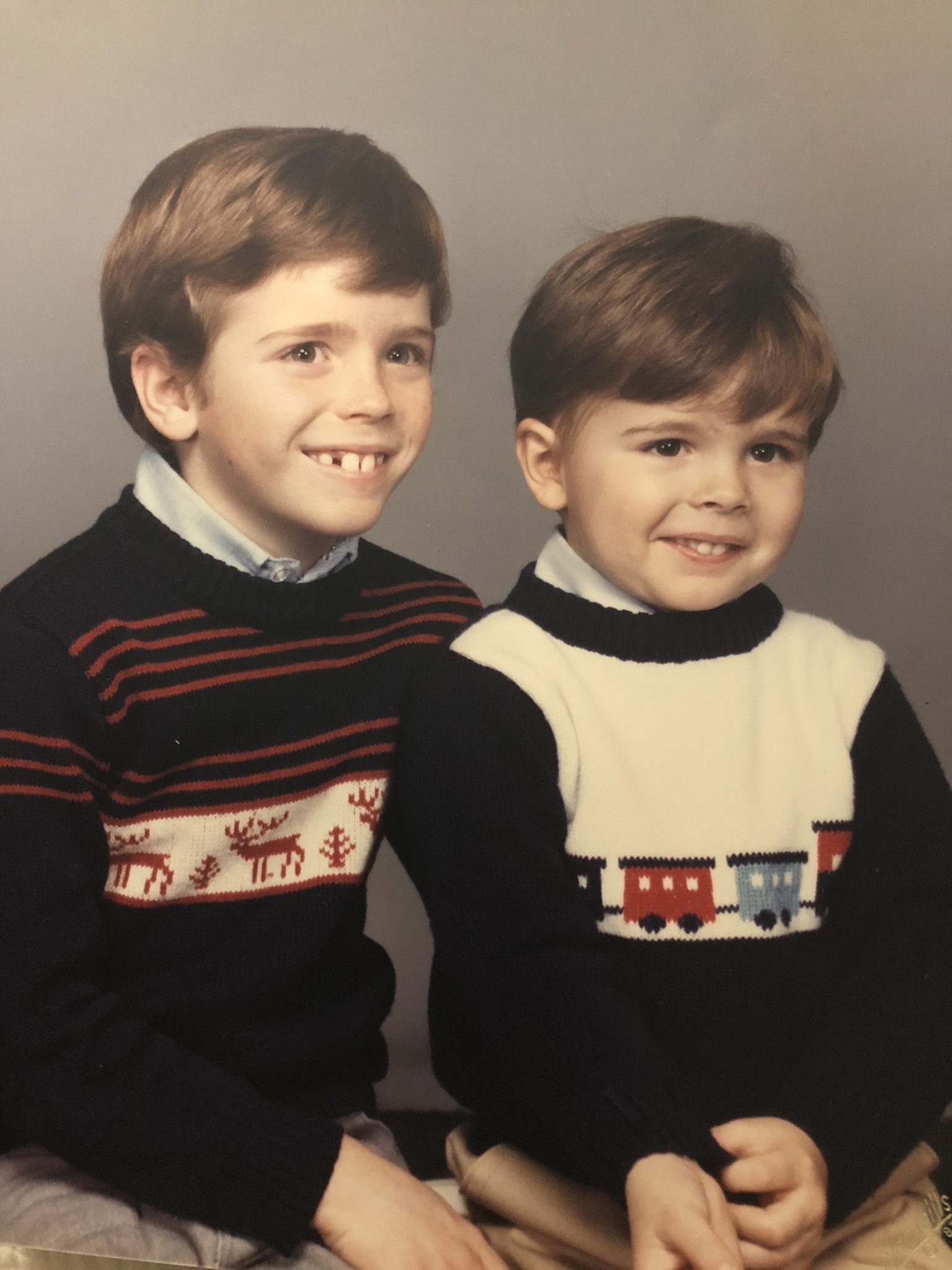 2 yrs old w/ older brother Kelly
