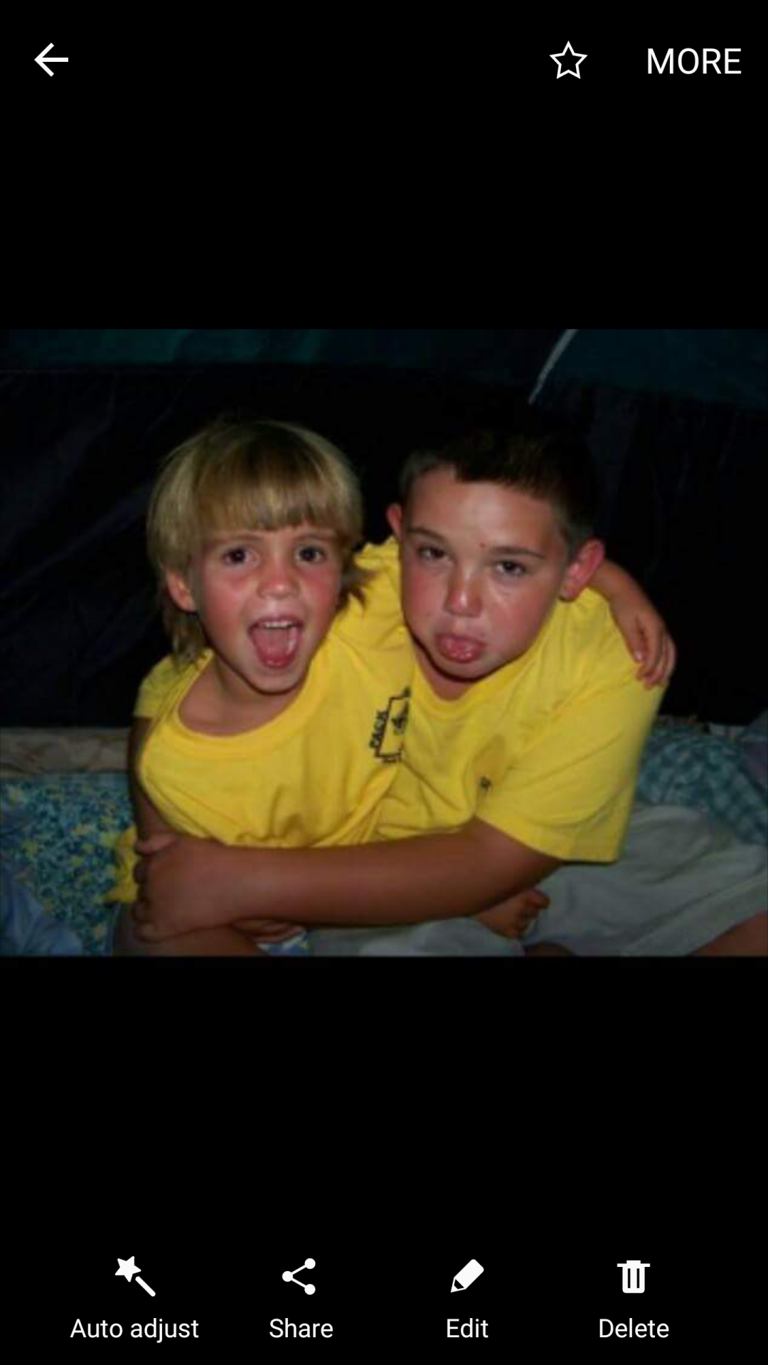 Ryan on the right with his cousin Dylan at cub scouts camp