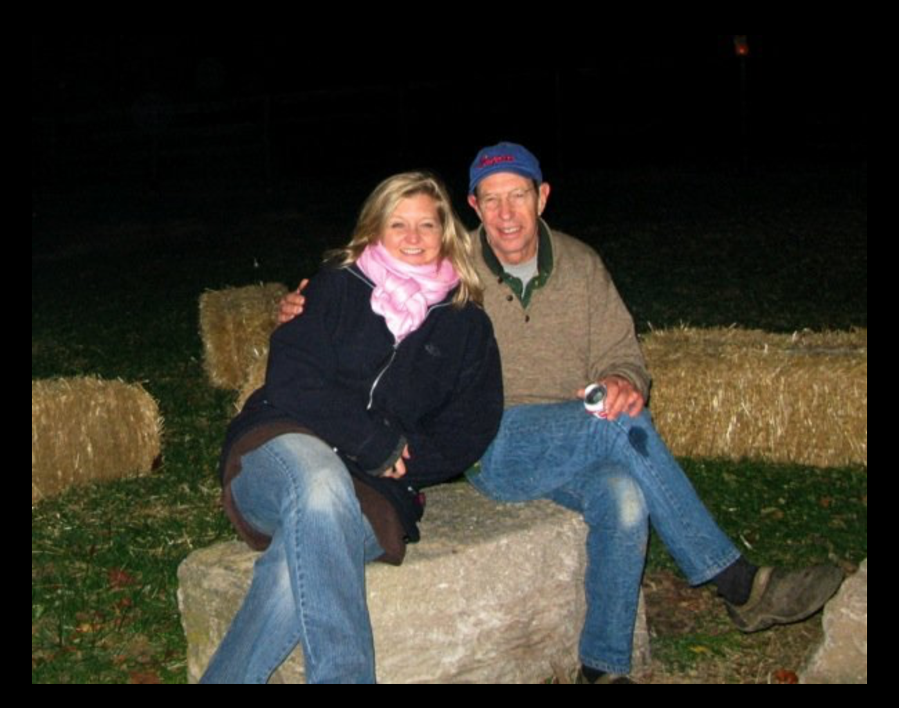 Grateful to  see Paul at this bonfire at Doug's.