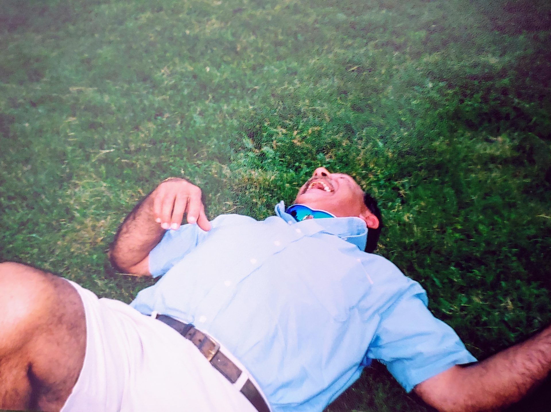 Bob said that Linda would be the 1st down at Tom and Kelly Gilbert's wedding, but it was him !  Lol 