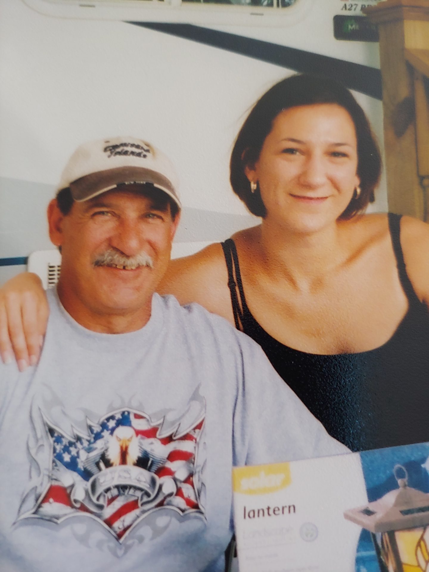 Bob and Crystal on his 53rd birthday, I believe.