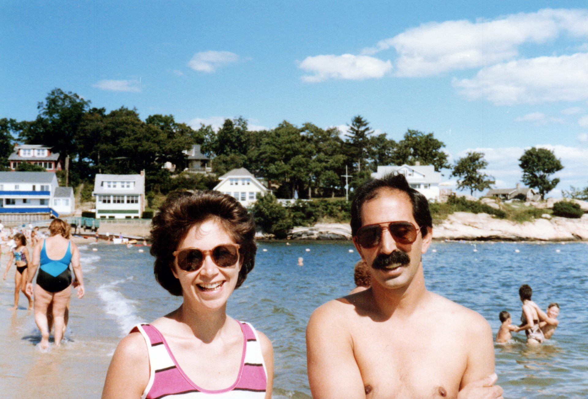 Angie and Jimmy at Point O' Woods Beach, Old Lyme, CT
