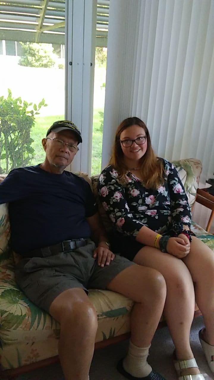 Grandpa with Rosalynn