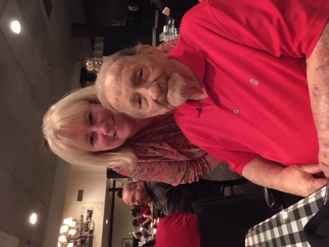 Bob and Kathy Oasis at Conway Gardens church dinner at La Cantina Restaurant Dec. 9, 2019