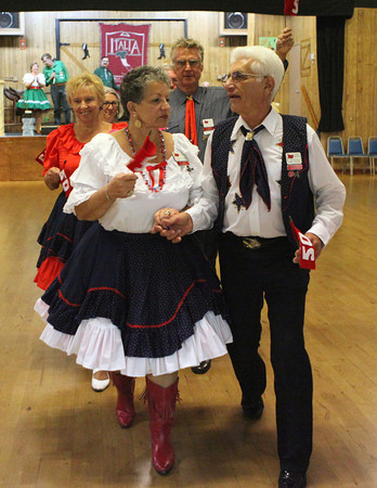 Vinnie loved getting decked out in his sq. dance outfits.