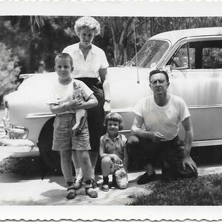 Mom, Dad, Victor and Valorie in early '50s.