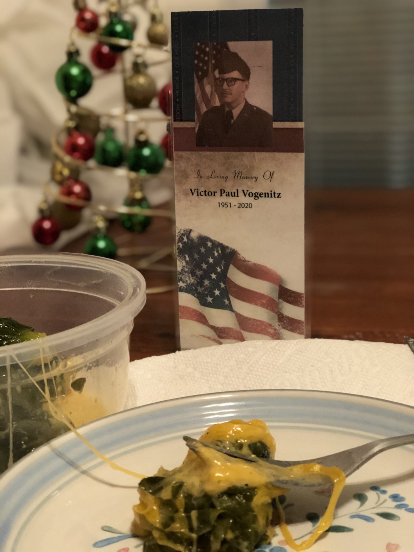 Having lunch with Victor Vogenitz <br />
So tired of eating alone.