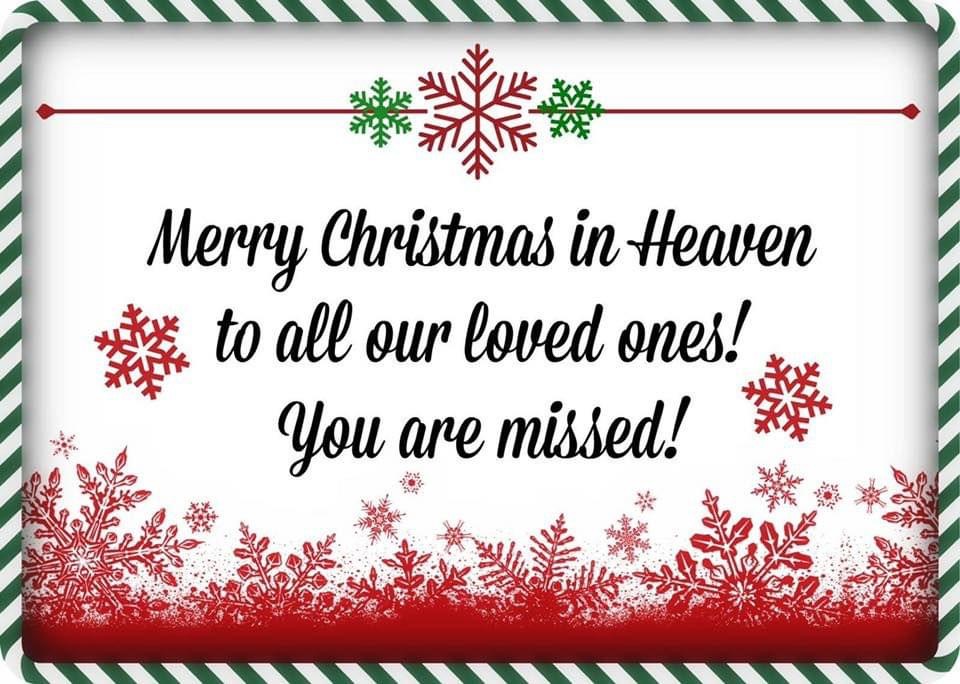 Merry Christmas in Heaven loves ♥️