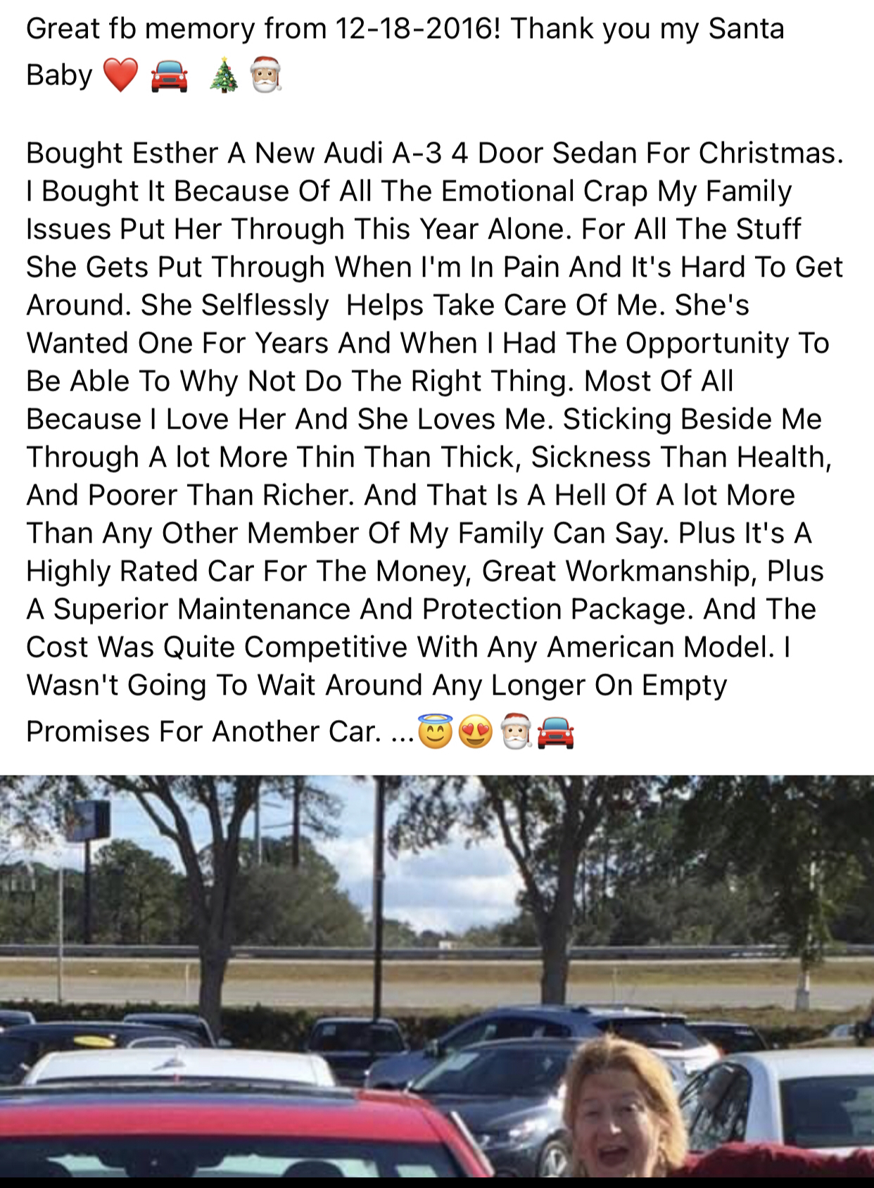 My favorite Christmas present ever!  December 24, 2016 what a sweet man you are Victor ♥️