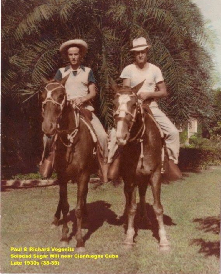 Victor has been talking about Dads cousin Richard and Victors dad, Paul on the ghost radar.  This  is my favorite picture of those two handsome guys in Cuba when they were kids. ♥️