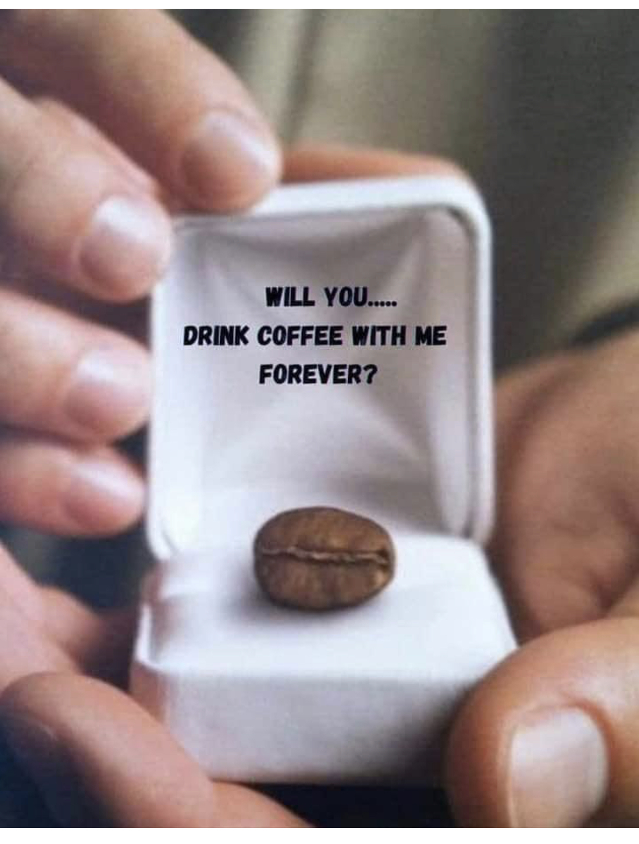 This is from Deanies fb page. Victor of course I’ll have coffee with you forever ❤️   I even posted a cup that his military buddies gave him for best coffee ever. ❤️