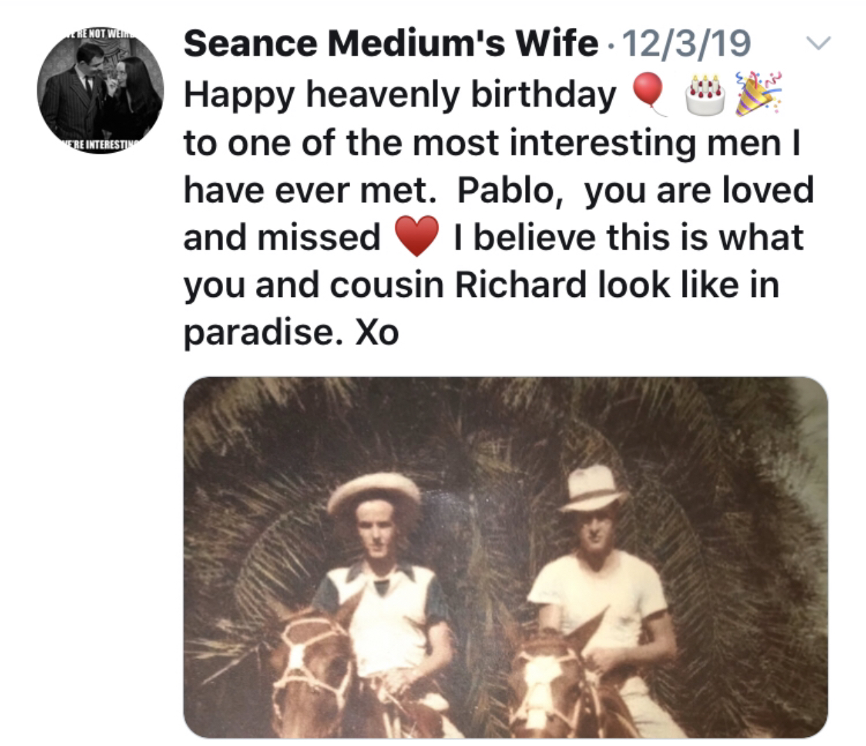 I imagine heaven is pretty happy having all you wonderful people there.  I can see Victor with a big smile on his face.  I love you all.