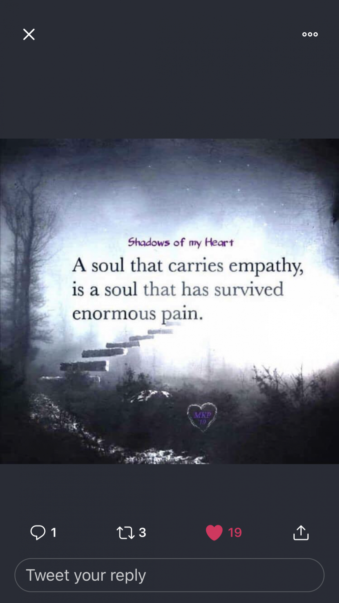 ♥️ This is SO my sweet man ♥️<br />
Like the war veterans say they don’t like to talk about the horrors they’ve seen,  Victor wouldn’t talk about the horrors he grew up with, until the end.   So sad.