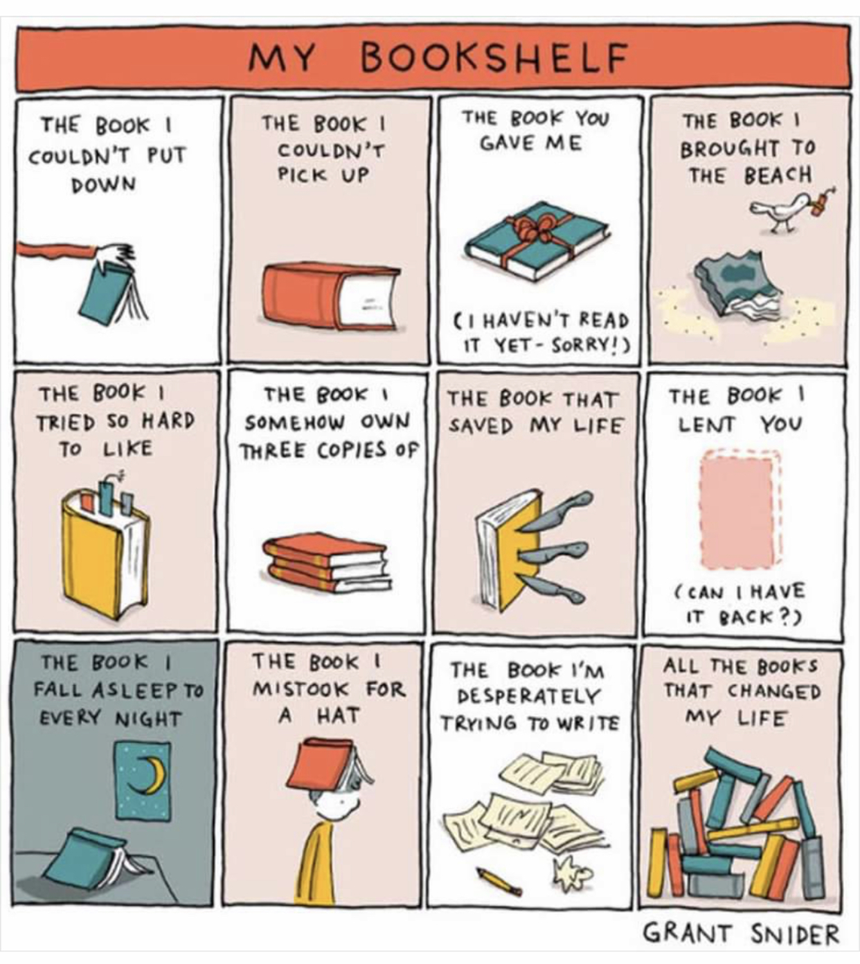 Another pic from Victor’s phone.  He loves books.  If you could even count how many books we have in both houses you would be amazed. On every subject.