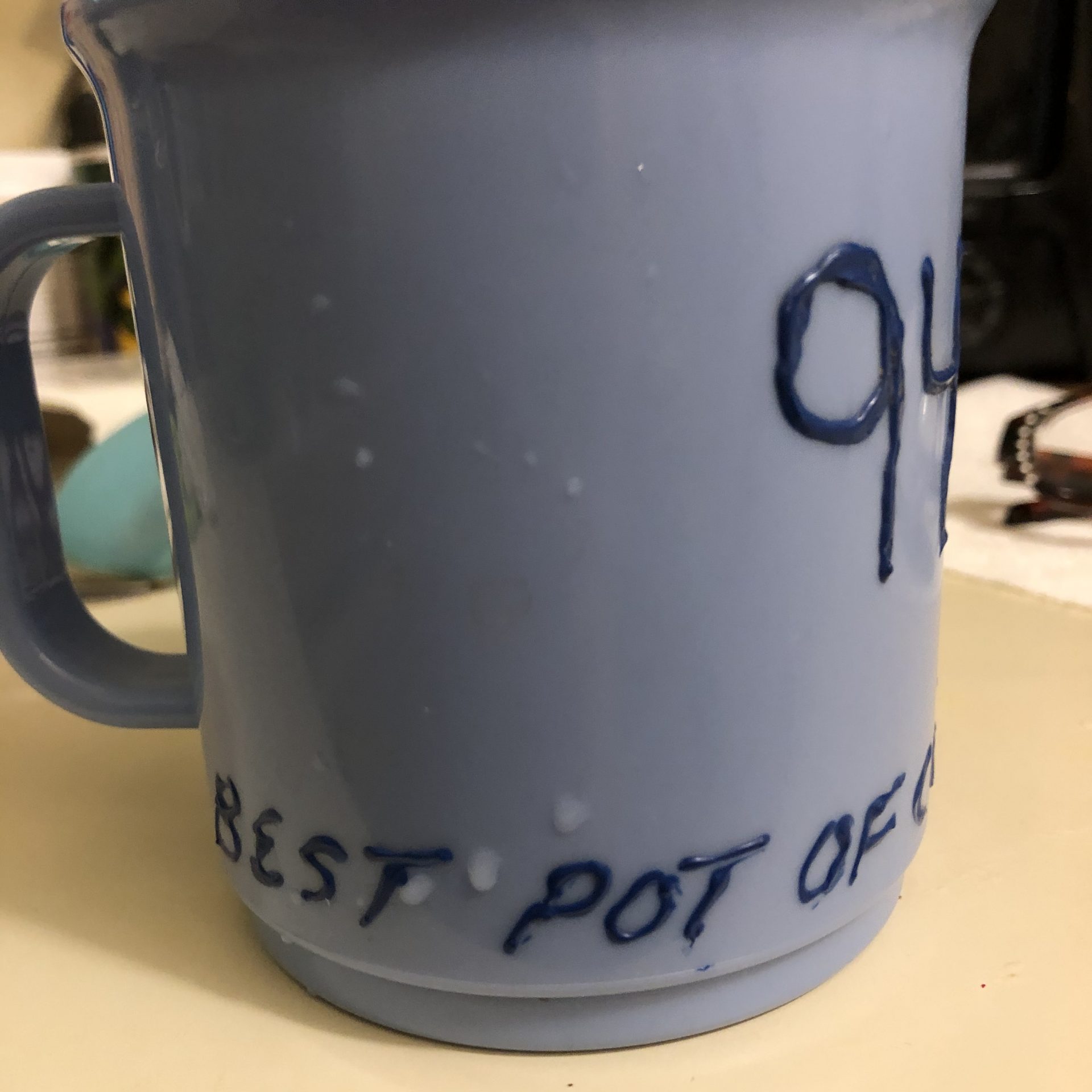 Vogenitz 94 -C1 Best pot of coffee Award! From his military buddies. So true!! I even miss his coffee & his home made stew!