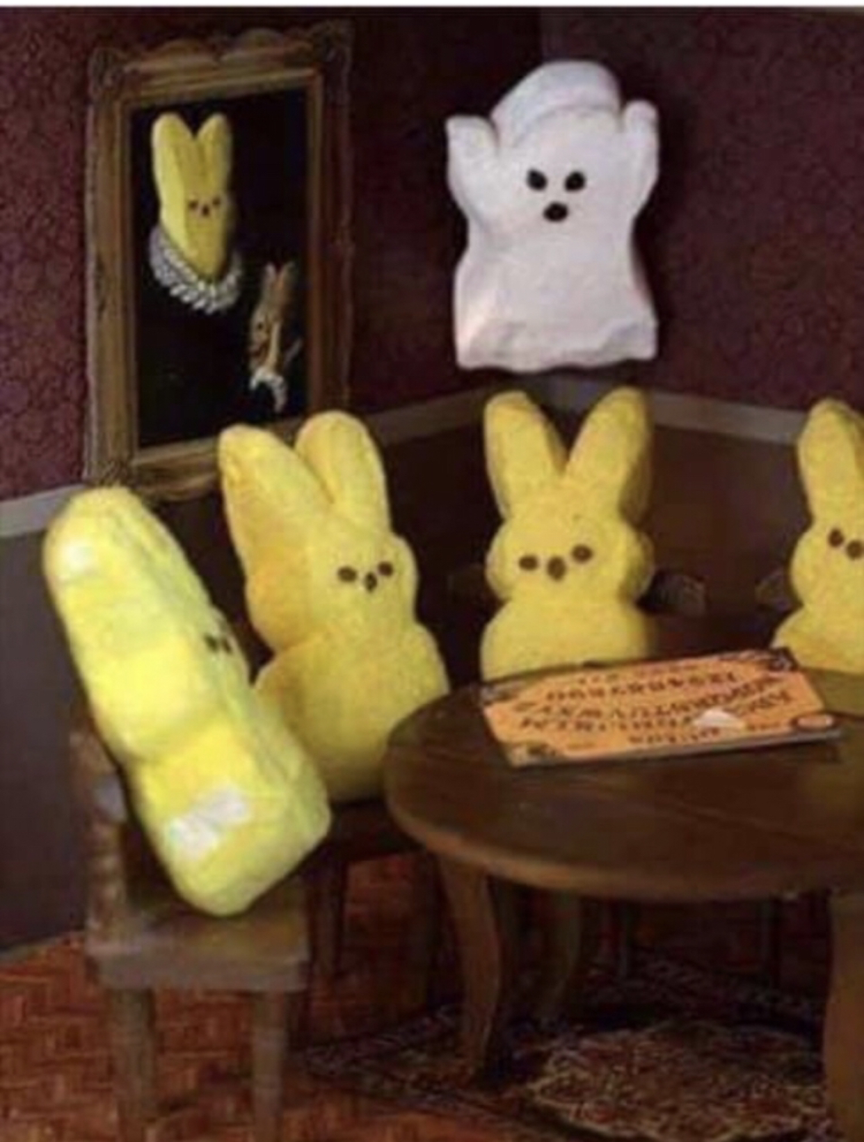 Our favorite table tipping peeps happy Easter peeps ✝️