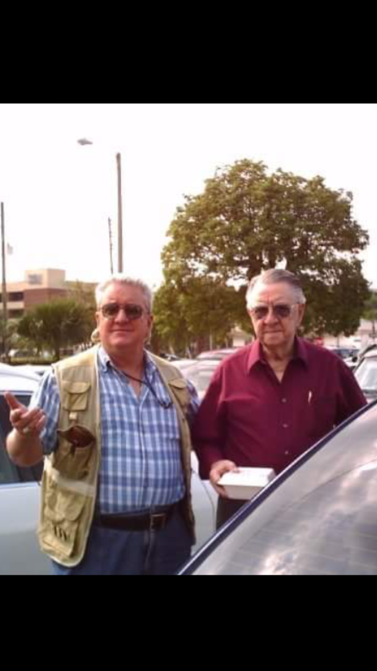 Victor and his dad the two handsomest guys I know ❤️