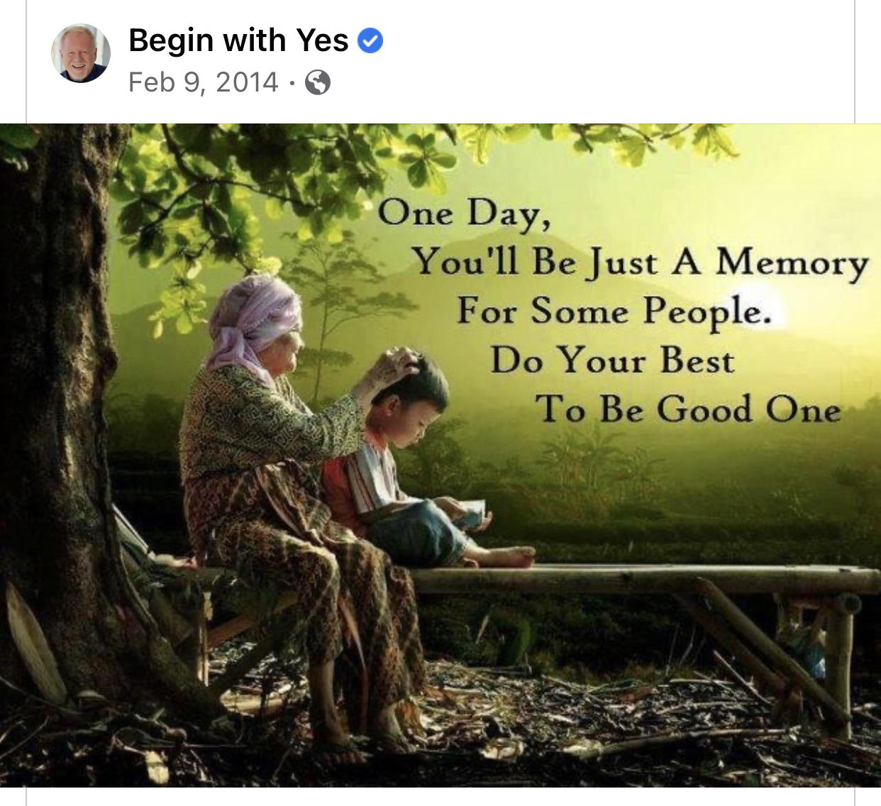 You certainly are a good memory. ♥️ so many people mention you to me. ❌⭕️