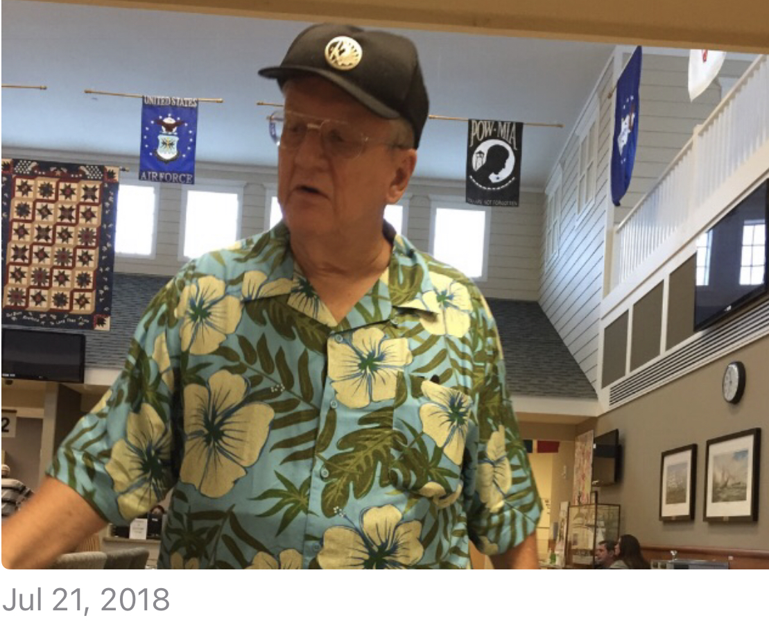 My handsome Vet at the VA. 07.21.18