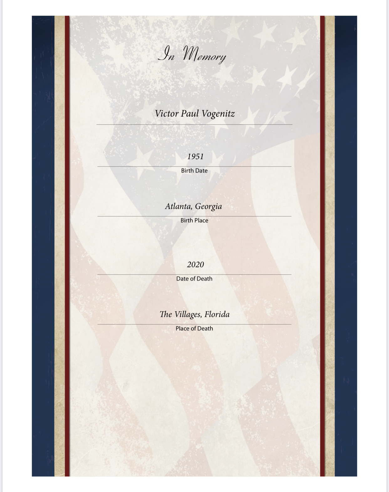 Victors Memorial Book p3