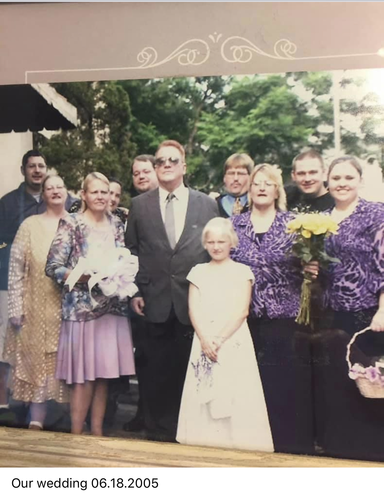 Our wedding. A very happy day surrounded by loving friends and family. ♥️