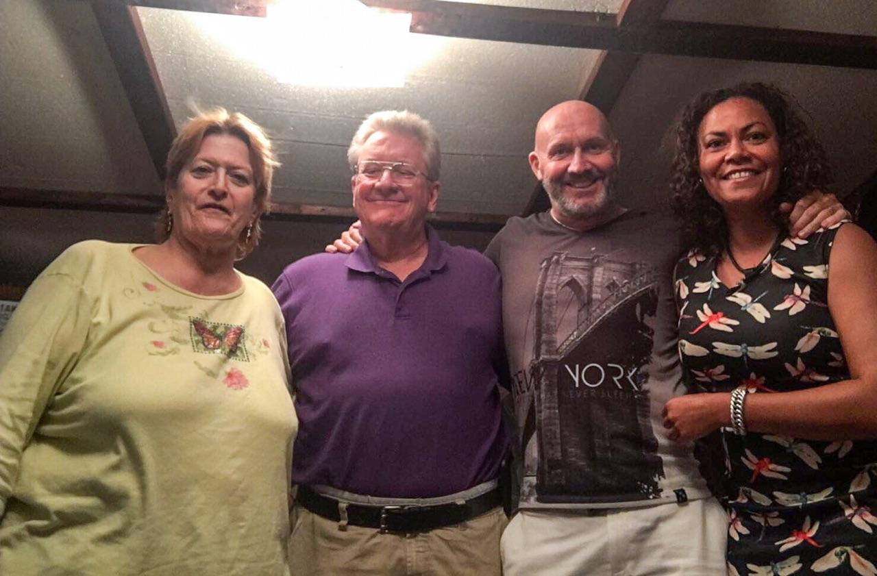 2012 i think... Edwin Haring and myself and another lady from my church... and the vogenitz's... great table tipping sessions!