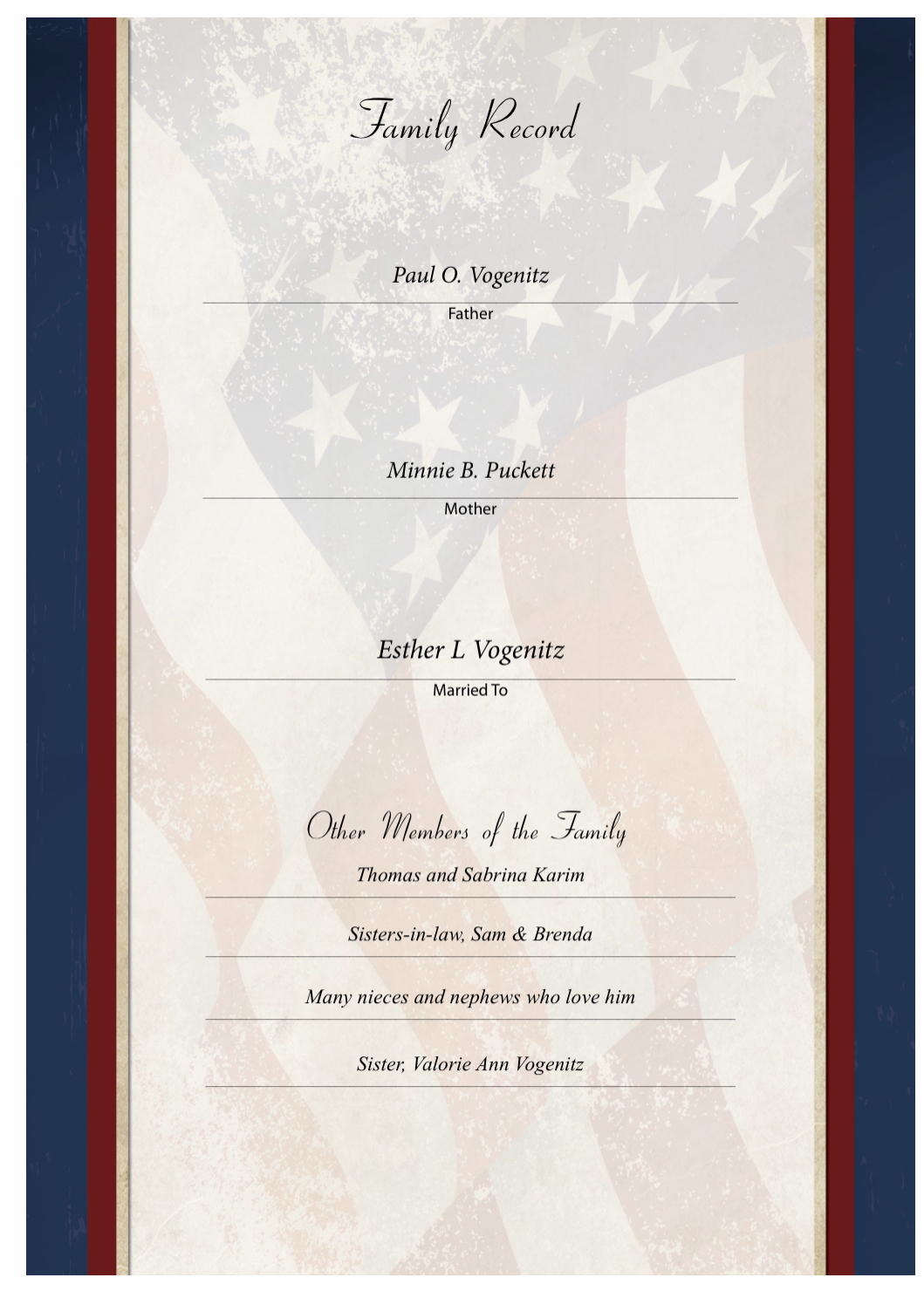 Victors Memorial Book p6