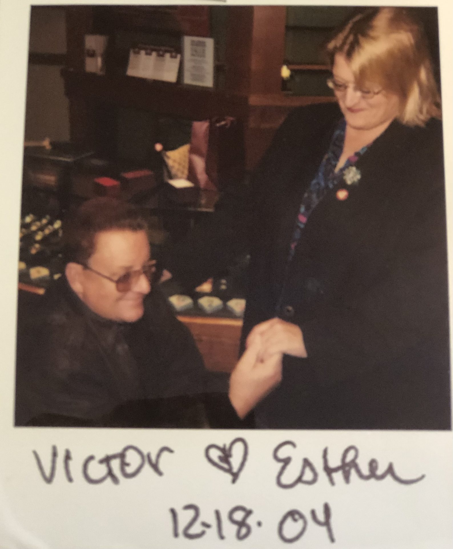 Victor,  I love you SO much  Such a wonderful memory 