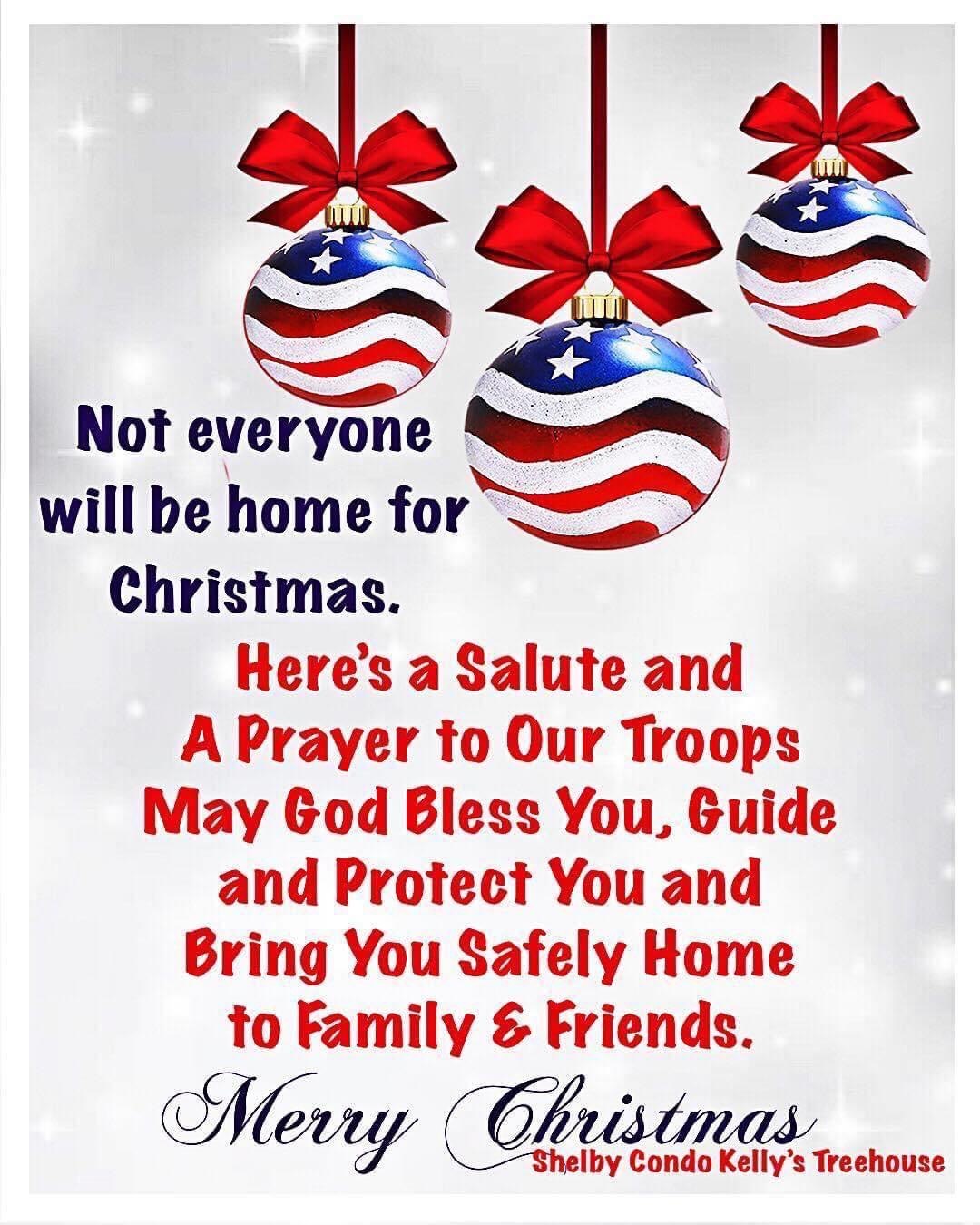 Happy Christmas to all our troops ✝️♥️