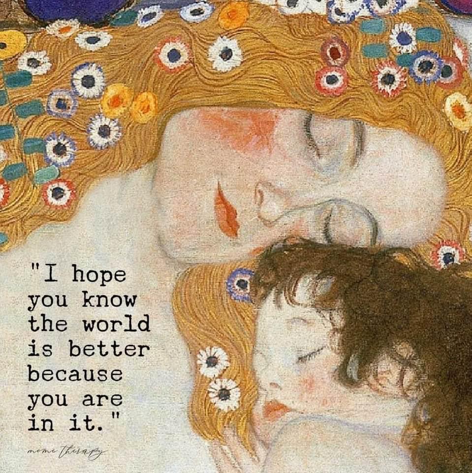 Yes, the world has always been a better place with you in it. and it’s so sad without you. ♥️