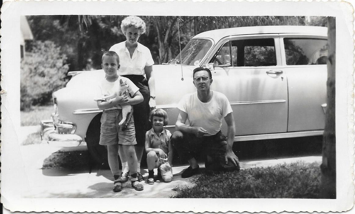 Victor with his family in DeLand Florida in the early 1960's
