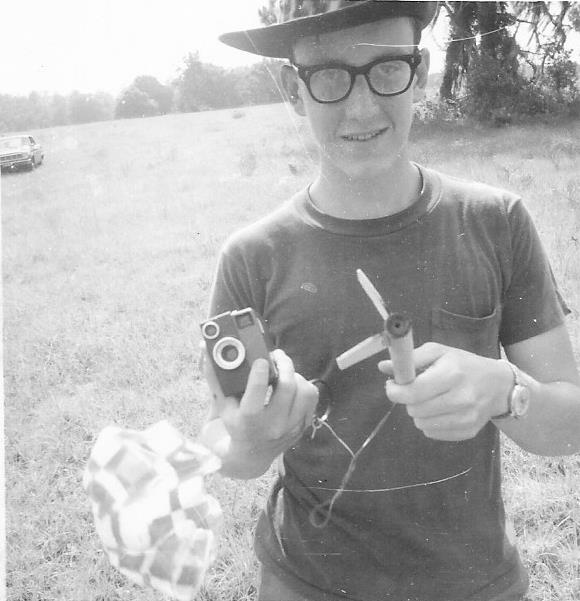 Victor in CAP and Rocket Club in DeLand Florida in the 1970's