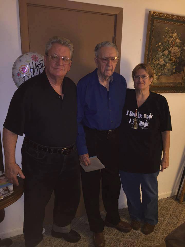 Victor, Dad and Esther Christmas