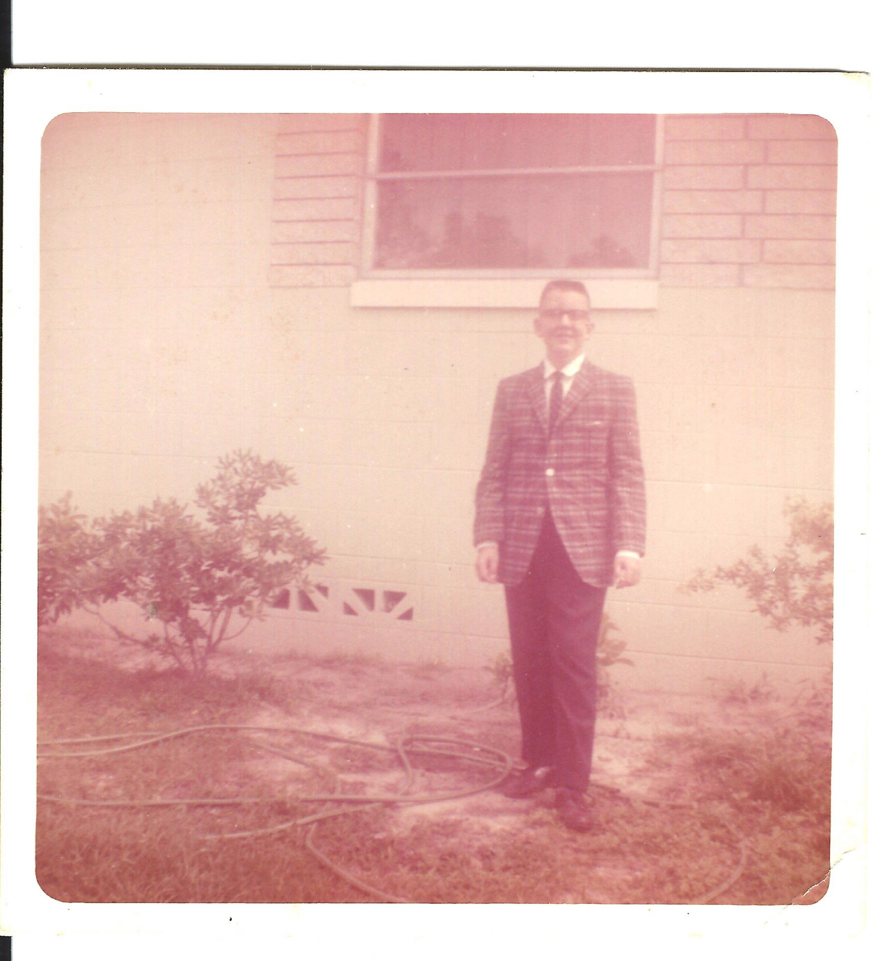 Victor with a crew cut at Easter in 1960's