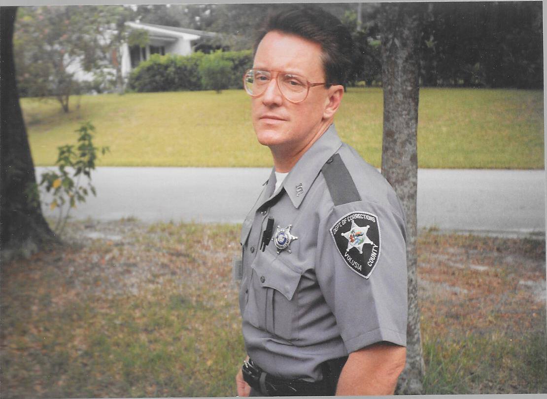 Victor in his uniform for work at the correctional center. He sort of looks like the guy Roy Schneider that played the Sheriff in the movie Jaws https://www.bing.com/search?q=Roy Schneider&FORM=ANCMS9&PC=U531.