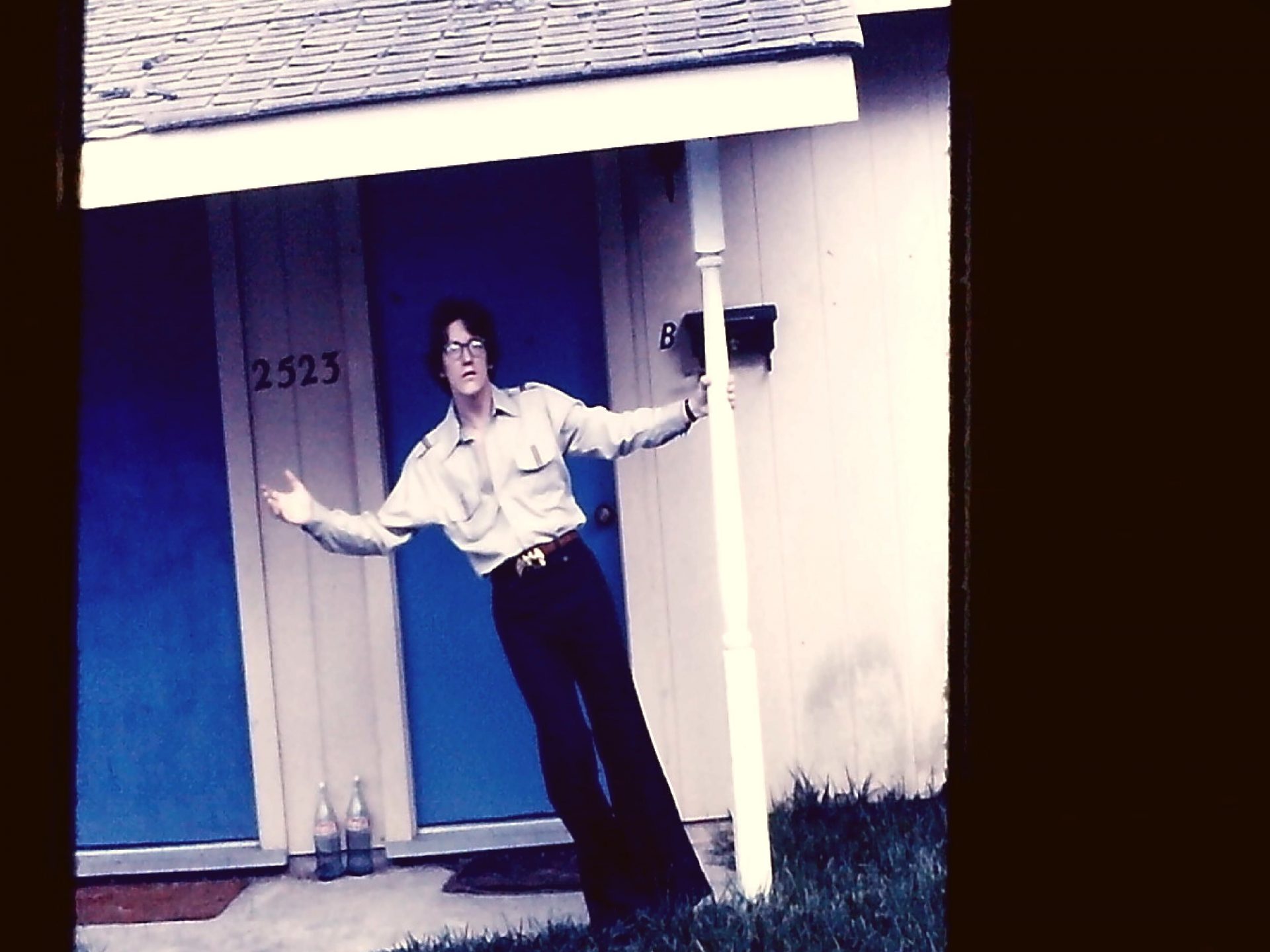 Victor visiting me when I was stationed at England AFB LA in 1978.