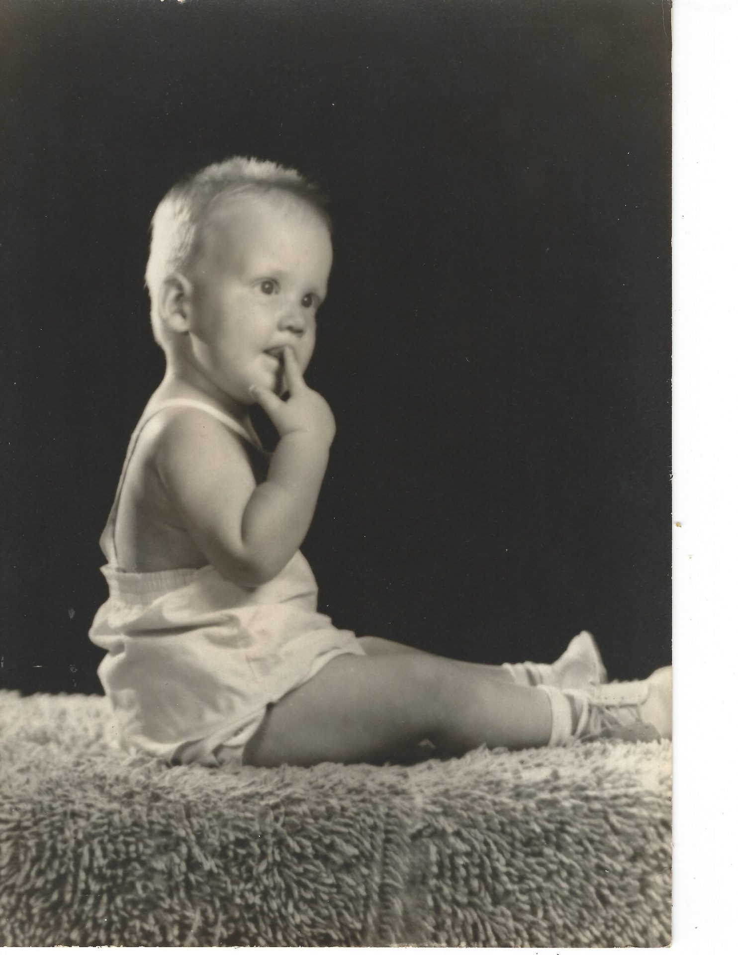 Victor as a very young one.