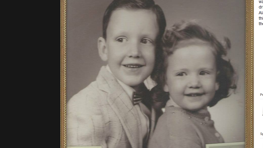 This is the one of the best pictures of Victor and Me. We do look similar and during that time I remember good stuff about us being kids.