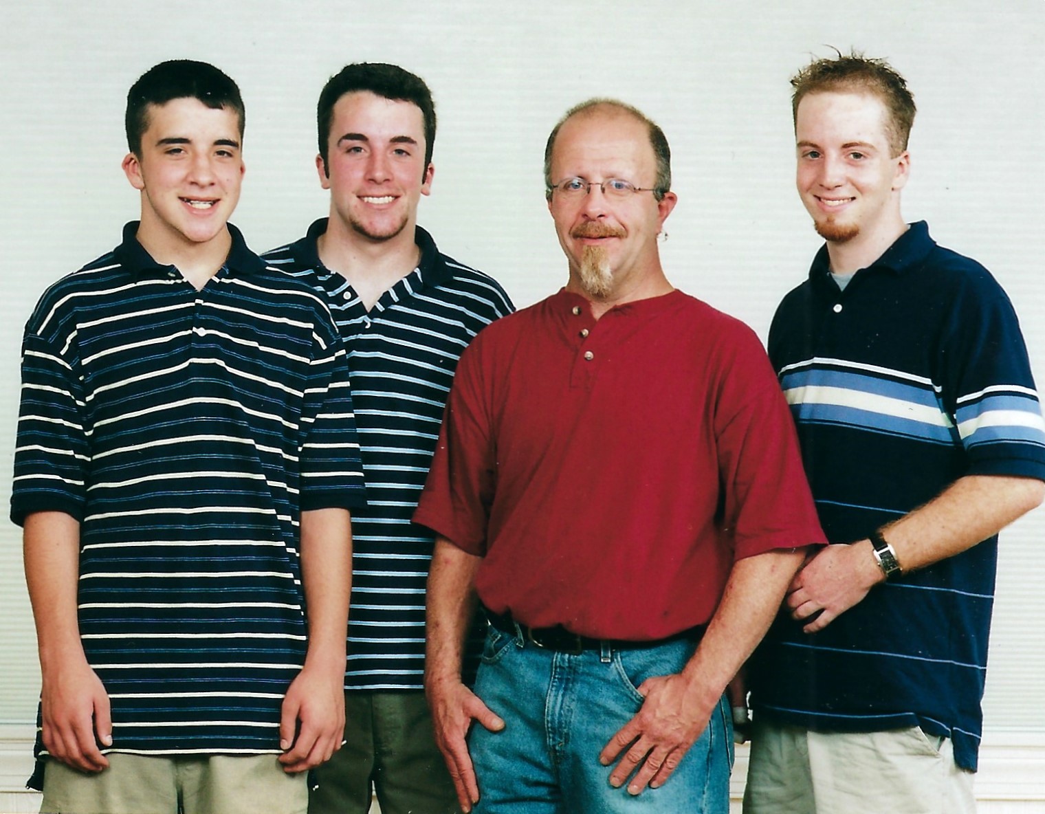 Butch with his sons 2003