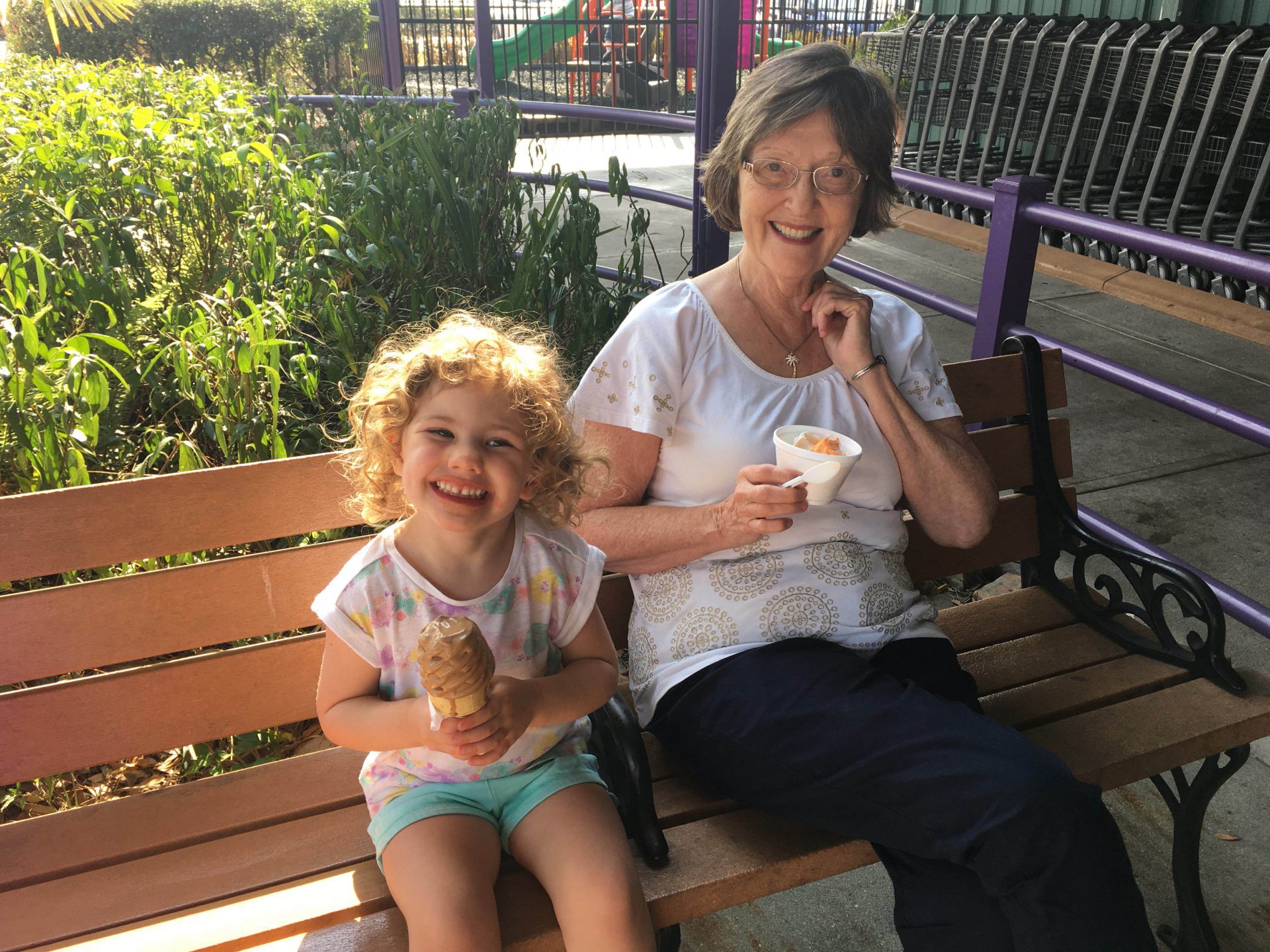 Ice cream treats with Mimi