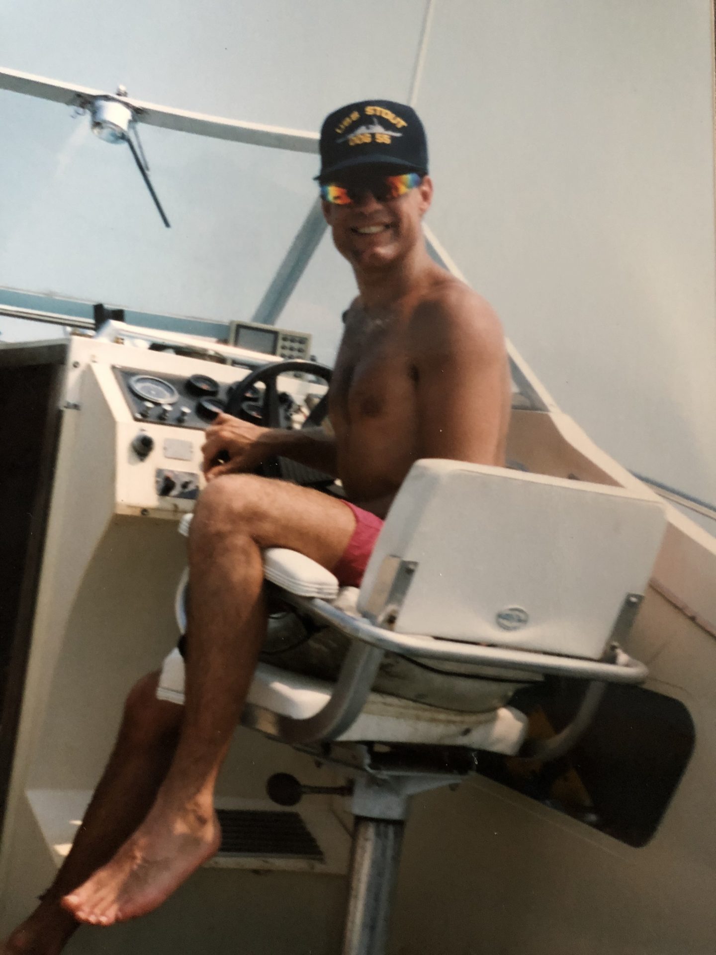 Tom loved boating...