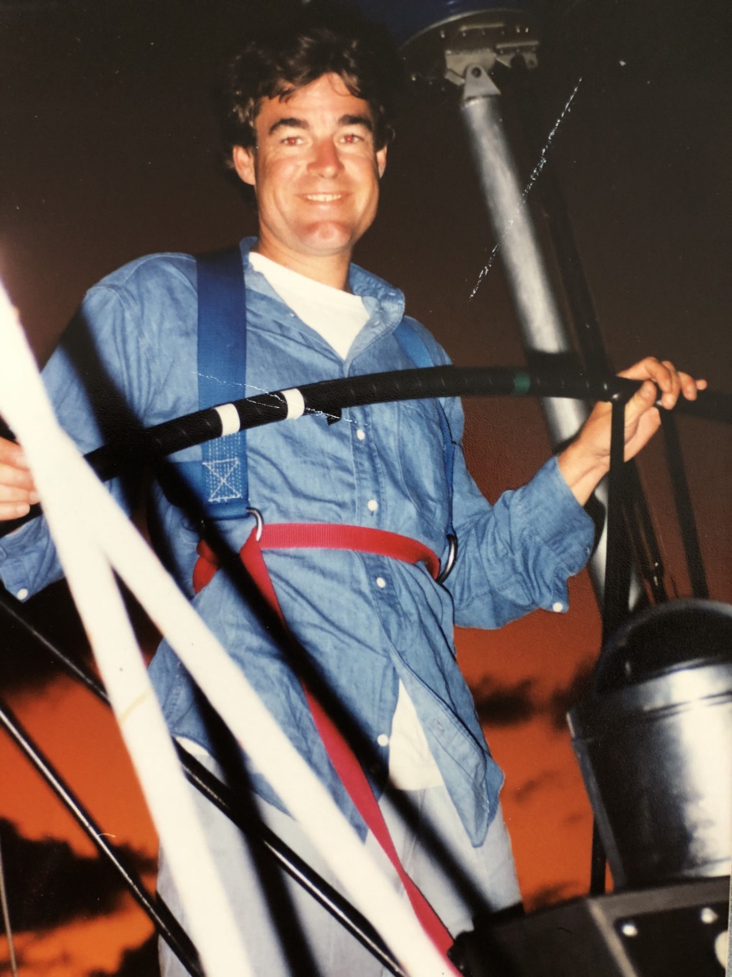 Tom, sailing away...