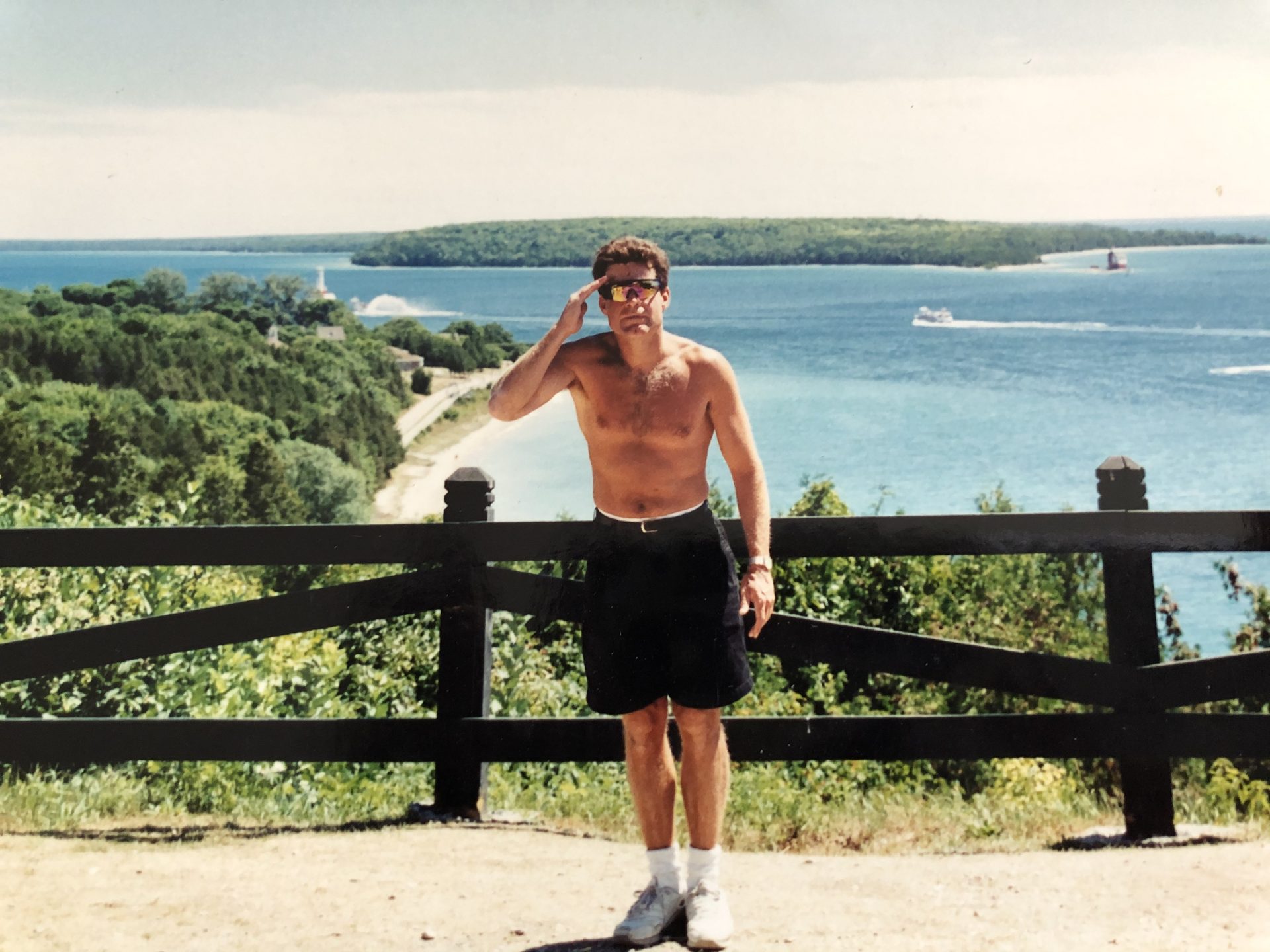 Tom in Mackinac Island,